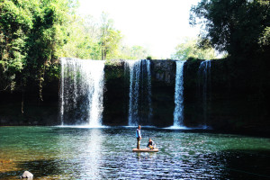 Campe Warterfall pakse laos