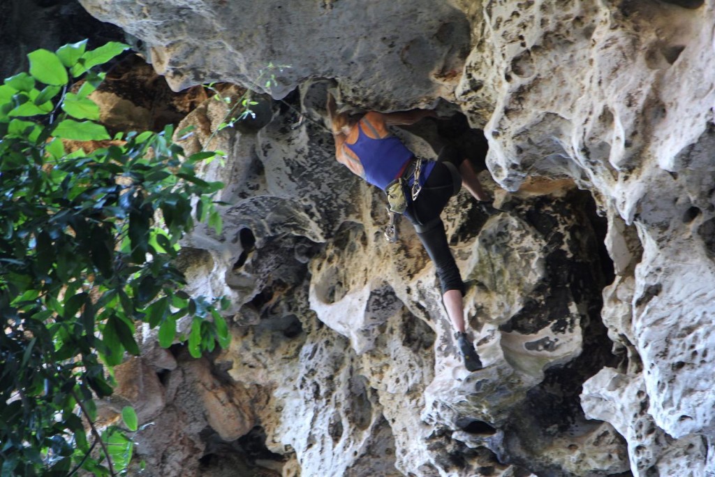 Climbing laos