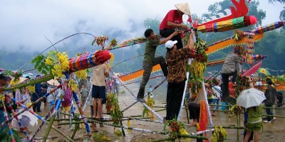 Rocket festival in Laos