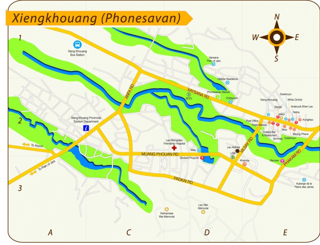 XiengKhoung-Map