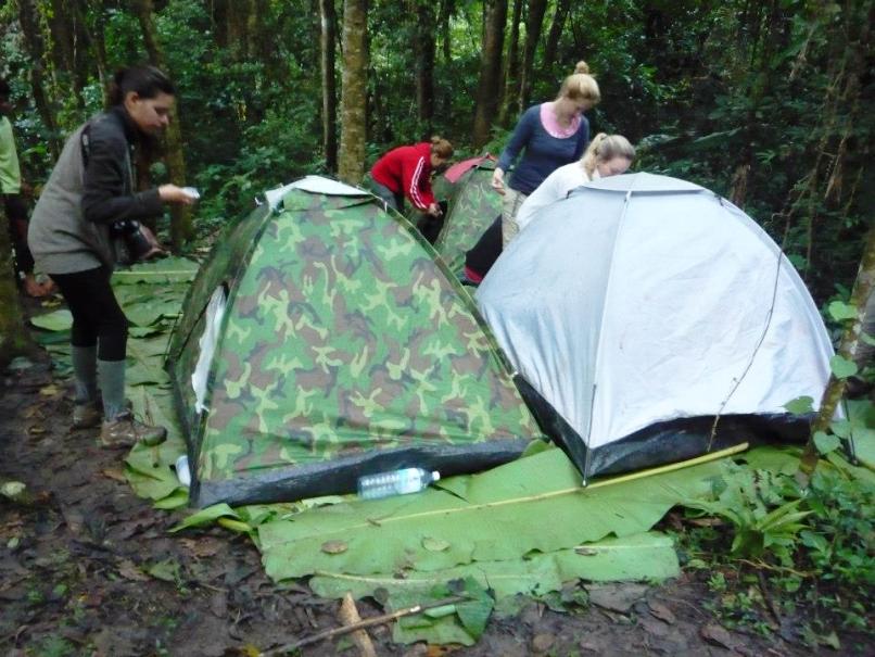 Camping in Laos