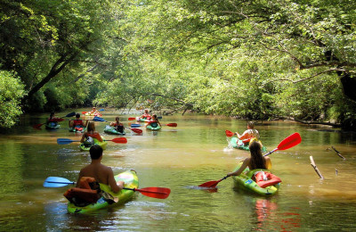 Kayaking at Nam Khan River