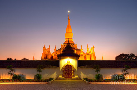 That Luang stupa Vientiane